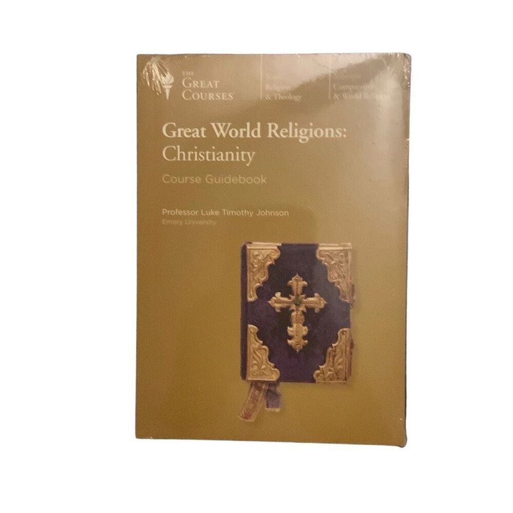 NEW DVD Course Guidebook Great Courses Great World Religions Christianity